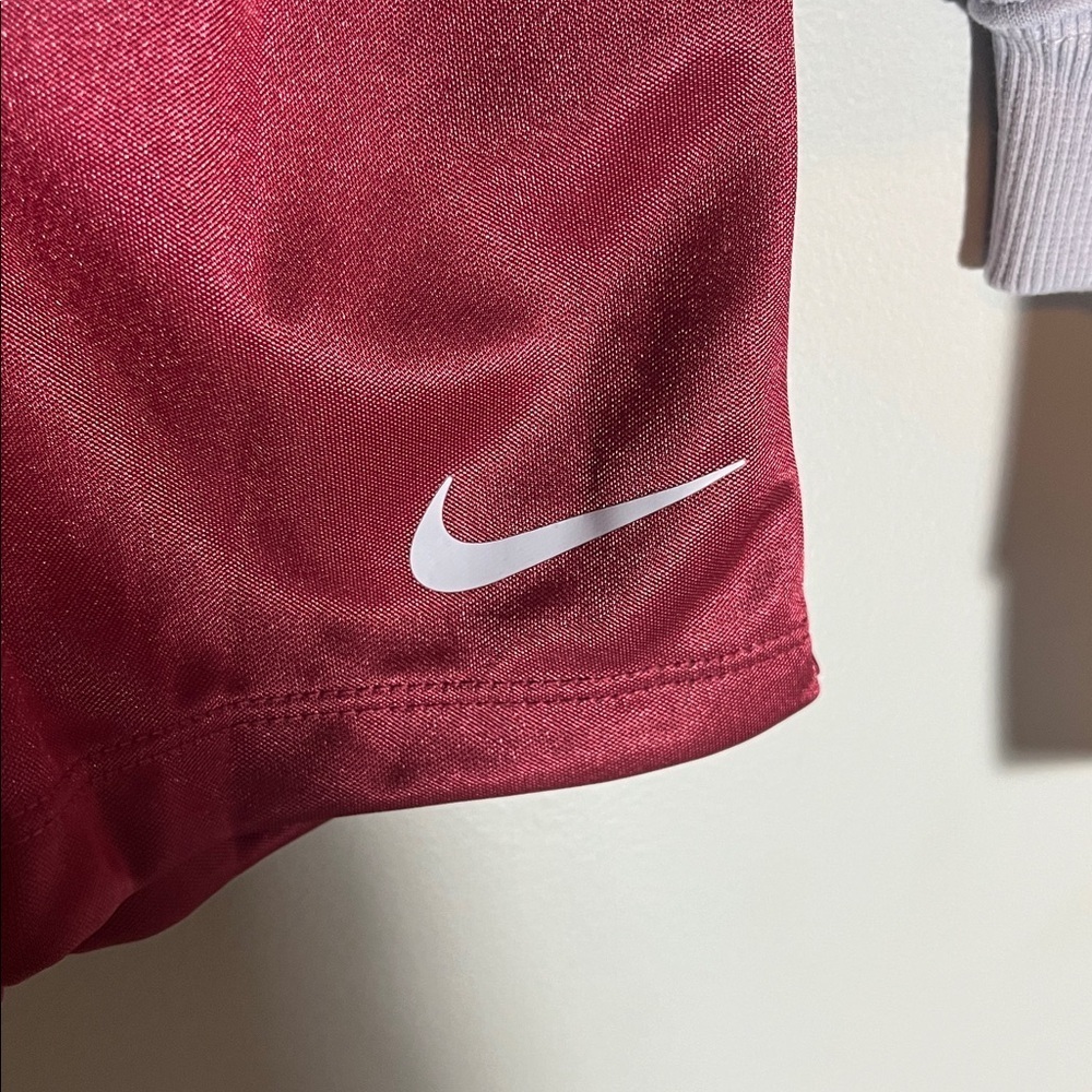 Nike Kids' Lavender Hoodie and Maroon Skort set - Picture 7 of 8